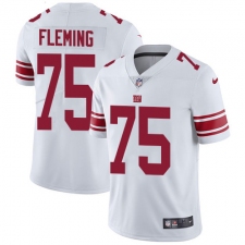 Nike New York Giants #75 Cameron Fleming White Men's Stitched NFL Vapor Untouchable Limited Jersey