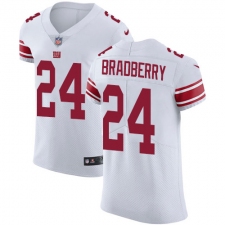 Nike New York Giants #24 James Bradberry White Men's Stitched NFL New Elite Jersey