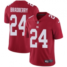 Youth New York Giants #24 James Bradberry Red Alternate Stitched Vapor Untouchable Limited Jersey