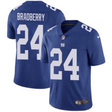 Youth New York Giants #24 James Bradberry Royal Blue Team Color Stitched Vapor Untouchable Limited Jersey