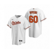 Men's Baltimore Orioles #60 Mychal Givens Nike White 2020 Replica Home Jersey