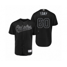 Men's Baltimore Orioles #60 Mychal Givens Tony Black 2019 Players Weekend Authentic Jersey