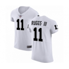 Men Henry Ruggs III #11 Las Vegas Raiders Elite White Vapor Untouchable Jersey