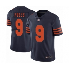 Youth Chicago Bears #9 Nick Foles Alternate Vapor Untouchable Navy Blue Limited Jersey