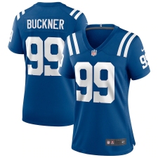 Women's Indianapolis Colts #99 DeForest Buckner Nike Royal Game Player Jersey.webp