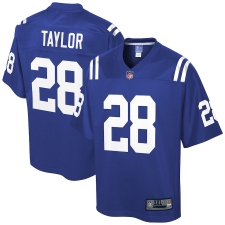 Men's Indianapolis Colts #28 Jonathan Taylor Blue NFL Pro Line Royal Big & Tall Player Jersey
