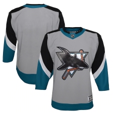 Youth San Jose Sharks Blank Gray 2020-21 Special Edition Premier Jersey