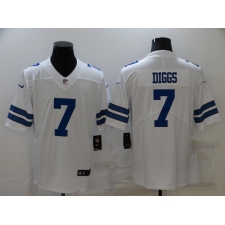 Men's Dallas Cowboys #7 Trevon Diggs White Limited Player Jersey