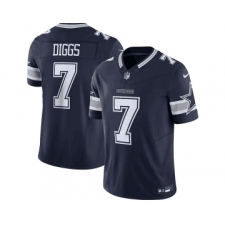 Men's Nike Dallas Cowboys #7 Trevon Diggs Navy 2023 F.U.S.E. Limited Stitched Football Jersey