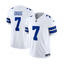 Men's Nike Dallas Cowboys #7 Trevon Diggs White 2023 F.U.S.E. Limited Stitched Football Jersey