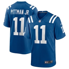 Men's Indianapolis Colts #11 Michael Pittman Jr. Nike Royal Game Player Jersey