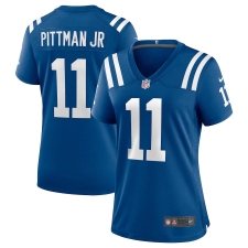 Women's Indianapolis Colts #11 Michael Pittman Jr. Nike Royal Game Player Jersey