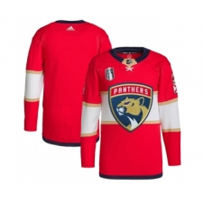 Men's Florida Panthers Blank Red 2023 Stanley Cup Final Stitched Jersey