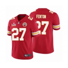 Men's Kansas City Chiefs #27 Rashad Fenton Red 2021 Super Bowl LV Jersey