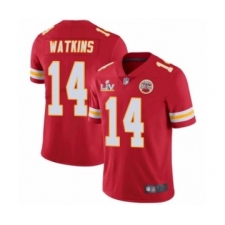 Women's  Kansas City Chiefs #14 Sammy Watkins Red 2021 Super Bowl LV Jersey