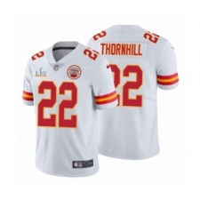 Women's  Kansas City Chiefs #22 Juan Thornhill White 2021 Super Bowl LV Jersey
