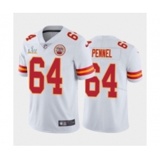 Women's Kansas City Chiefs #64  Mike Pennel White 2021 Super Bowl LV Jersey