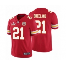 Youth Kansas City Chiefs #21 Bashaud Breeland Red 2021 Super Bowl LV Jersey