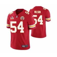 Youth Kansas City Chiefs #54 Damien Wilson Red 2021 Super Bowl LV Jersey