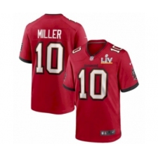 Men's  Tampa Bay Buccaneers #10 Miller Red 2021 Super Bowl LV Jersey