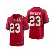 Men's  Tampa Bay Buccaneers #23 Sean Murphy-Bunting Red Super Bowl LV Jersey