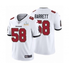 Women's Tampa Bay Buccaneers #58 Shaquil Barrett White 2021 Super Bowl LV Jersey