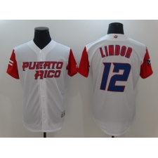 Men's New York Mets #12 Francisco Lindor Nike White Home Replica Player Jersey