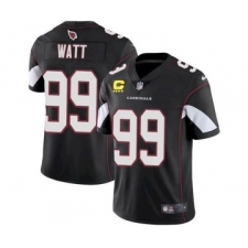 Men's Arizona Cardinals 2022 #99 J.J. Watt Black With 4-star C Patch Vapor Untouchable Limited Stitched NFL Jersey