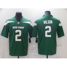 Men's New York Jets #2 Zach Wilson Nike Gotham Green 2021 Draft First Round Pick Leopard Jersey