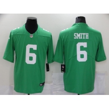 Men's Philadelphia Eagles #6 DeVonta Smith Midnight Green Draft First Round Pick Limited Jersey
