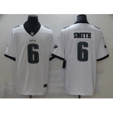 Men's Philadelphia Eagles #6 DeVonta Smith Nike White 2021 Draft First Round Pick Limited Jersey