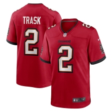 Men's Tampa Bay Buccaneers #2 Kyle Trask Nike Red 2021 NFL Draft Pick Player Game Jersey