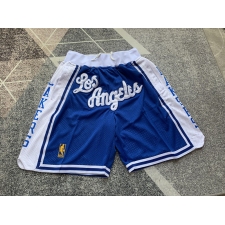 Men's Los Angeles Lakers Blue Jaston pocket Shorts