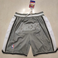 Men's Los Angeles Lakers Gray Shorts