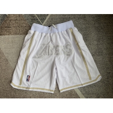 Men's Los Angeles Lakers White bag Shorts