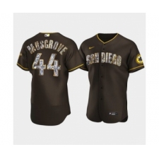 Men's San Diego Padres #44 Joe Musgrove Diamond Edition Brown Jersey