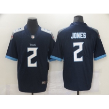 Men's Tennessee Titans #2 Julio Jones Nike Navy Draft First Round Pick Limited Jersey