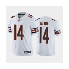 Men's Chicago Bears #14 Andy Dalton White Vapor Untouchable Limited Jersey
