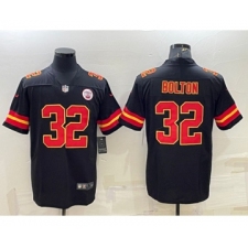 Men's Kansas City Chiefs #32 Nick Bolton Black Vapor Untouchable Limited Stitched Football Jersey