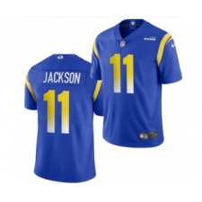 Men's Los Angeles Rams #11 DeSean Jackson Blue Bone Stitched Football Limited Jersey