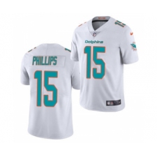Men's Miami Dolphins #15 Jaelan Phillips White 2021 Stitched Football Limited Jersey