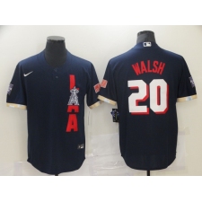 Men's Los Angeles Angels of Anaheim #20 Jared Walsh Nike Navy 2021 All-Star Game Replica Player Jersey