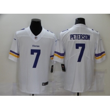Men's Minnesota Vikings #7 Patrick Peterson Nike White Player Limited Jersey