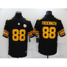 Men's Pittsburgh Steelers #88 Pat Freiermuth Black Limited Jersey