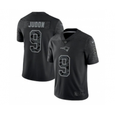 Men's New England Patriots #9 Matthew Judon Black Reflective Limited Stitched Football Jersey