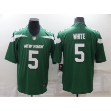 Men's New York Jets #5 Mike White Nike Gotham Green Limited Player Jersey