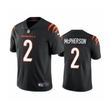 Men's Cincinnati Bengals #2 Evan McPherson Black Vapor Untouchable Limited Stitched Jersey