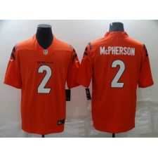 Men's Cincinnati Bengals #2 Evan McPherson Orange Limited Player Jersey
