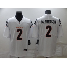 Men's Cincinnati Bengals #2 Evan McPherson White Limited Player Jersey