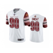Men's Washington Commanders #90 Montez Sweat White Vapor Untouchable Stitched Football Jersey